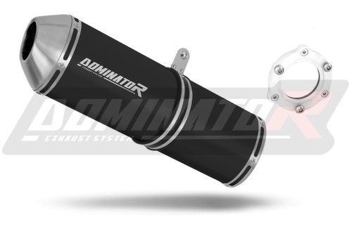 escape silenciador DOMINATOR OVR negro compatible con la motocicleta Triumph TT 600