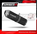 escape silenciador DOMINATOR OVR negro compatible con la motocicleta Triumph TT 600  3