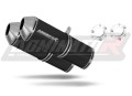 escape silenciador DOMINATOR OVR negro compatible con la motocicleta Suzuki GSXR 1300 Hayabusa 1999  2007
