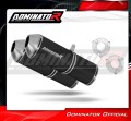 exhaust muffler DOMINATOR OVR BLACK fits the motorcycle Suzuki GSXR 1000 K7 K8 2007   2008 3
