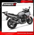 escape silenciador DOMINATOR S6 compatible con la motocicleta Suzuki GSF BANDIT 1200 2001  2005 2