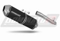 escape silenciador DOMINATOR OVR negro compatible con la motocicleta Suzuki GSXR 1000 K1  K4 2001  2004