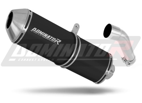 escape silenciador DOMINATOR OVR negro compatible con la motocicleta Suzuki GSR 750 2011  2016