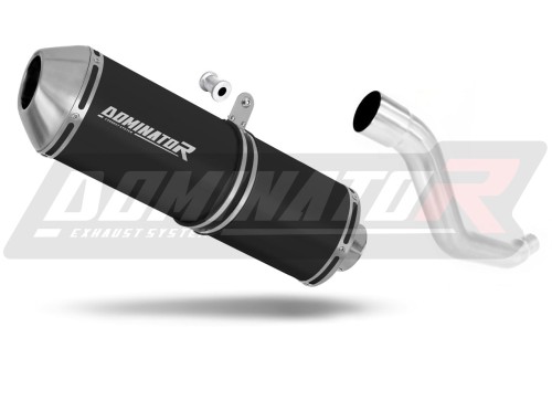 exhaust muffler DOMINATOR OVR BLACK fits to Suzuki XF 650 Freewind 1997  2003