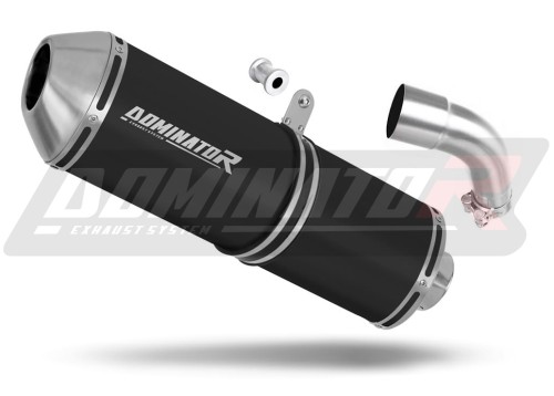 escape silenciador DOMINATOR OVR negro compatible con la motocicleta Suzuki SV 650 2016  2023