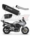 escape silenciador DOMINATOR homologado HP6 negro compatible con la motocicleta Suzuki GSF BANDIT 1200 2001  2005
