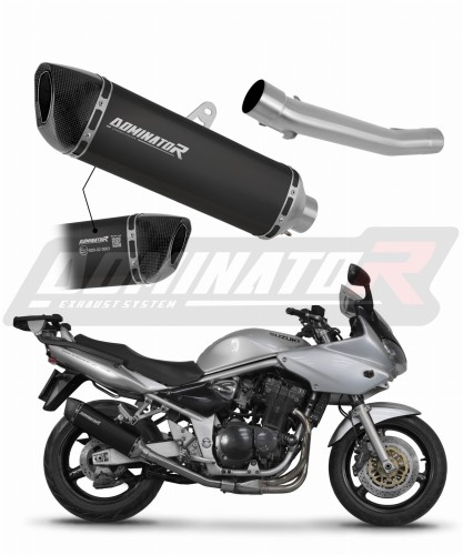 wydech tłumik DOMINATOR Homologowany HP6 CZARNY pasujący do motocykla Suzuki GSF BANDIT 1200 2001 - 2005