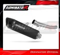 escape silenciador DOMINATOR homologado HP6 negro compatible con la motocicleta Suzuki GSF BANDIT 600 2000  2004 2