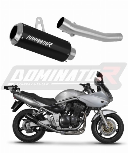 exhaust muffler DOMINATOR GP BLACK fits to Suzuki GSF BANDIT 600 2000  2004 4