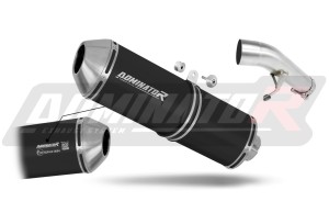 Suzuki GSXF 650 2007 - 2016 EU Homologado aprobado Silenciador Escape OVR NEGRO
