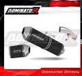 escape silenciador DOMINATOR homologado OVR negro compatible con la motocicleta Suzuki GSXF 650 2007  2016 2
