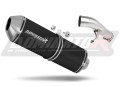 escape silenciador DOMINATOR OVR negro compatible con la motocicleta Suzuki GSXF 650 2007  2016
