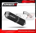 escape silenciador DOMINATOR OVR negro compatible con la motocicleta Suzuki GSXF 650 2007  2016 2