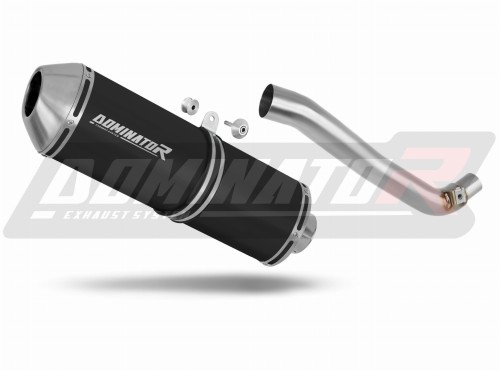 escape silenciador DOMINATOR OVR negro compatible con la motocicleta Suzuki DR 650SE 1997  2009