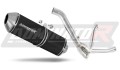 exhaust muffler DOMINATOR OVR BLACK fits to Suzuki DL 650 V Strom 2007  2011