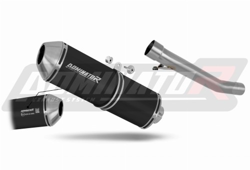 exhaust muffler DOMINATOR homologated road legal OVR BLACK fits to Suzuki GSXF 600 1998  2006