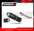 escape silenciador DOMINATOR homologado OVR negro compatible con la motocicleta Suzuki GSXF 600 1998  2006 2