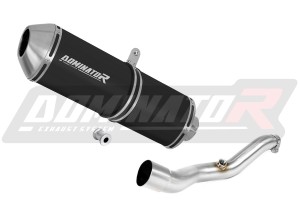 Suzuki BURGMAN 400 2007 - 2016 Silenciador Escape OVR NEGRO + dB killer