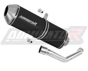 Suzuki BURGMAN 400 1998 - 2002 Silenciador Escape OVR NEGRO + dB killer