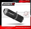 escape silenciador DOMINATOR OVR negro compatible con la motocicleta Kawasaki ZRX 1100  2