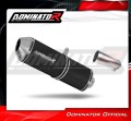 escape silenciador DOMINATOR OVR negro compatible con la motocicleta Kawasaki ZX10R 2011  2015 2