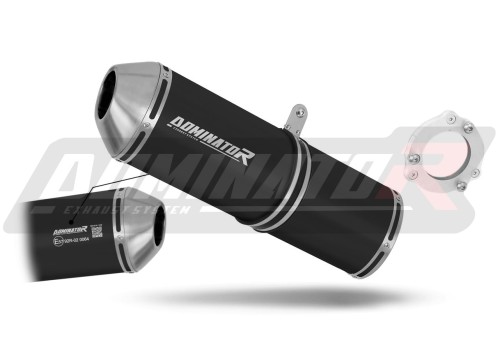 exhaust muffler DOMINATOR homologated road legal OVR BLACK fits to Kawasaki ZX9R 1994  2002