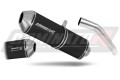 escape silenciador DOMINATOR homologado OVR negro compatible con la motocicleta Kawasaki Z750 2007  2012
