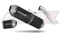 escape silenciador DOMINATOR homologado OVR negro compatible con la motocicleta Kawasaki Z750 2004  2006