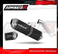escape silenciador DOMINATOR homologado OVR negro compatible con la motocicleta Kawasaki Z750 2004  2006 3