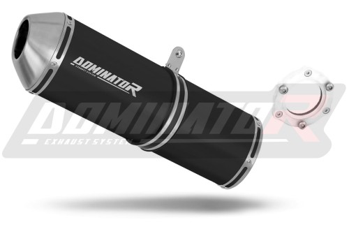 escape silenciador DOMINATOR OVR negro compatible con la motocicleta Kawasaki ZX7R 1996  2003
