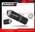 escape silenciador DOMINATOR homologado OVR negro compatible con la motocicleta Kawasaki ZR7 / ZR7S 1999  2004 3