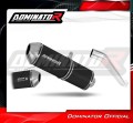 escape silenciador DOMINATOR homologado OVR negro compatible con la motocicleta Kawasaki ZX6R 636 2003  2004 3
