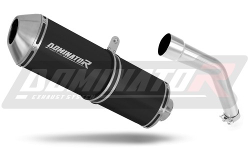 exhaust muffler DOMINATOR OVR BLACK fits to Kawasaki KLE 500 1991 2007