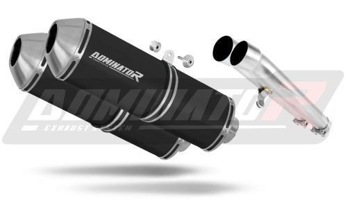 escape silenciador DOMINATOR OVR negro compatible con la motocicleta Honda CB 1100 X11