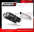 escape silenciador DOMINATOR OVR negro compatible con la motocicleta Honda VTR 1000F Firestorm 2002  2006 3