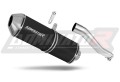 escape silenciador DOMINATOR OVR negro compatible con la motocicleta Honda XRV 750 AFRICA TWIN RD07 1993  1995