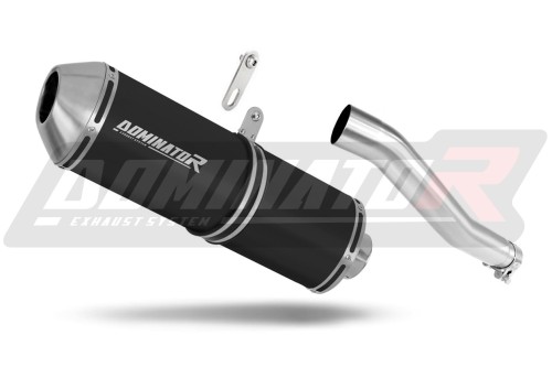 escape silenciador DOMINATOR OVR negro compatible con la motocicleta Honda XRV 750 AFRICA TWIN RD07 1993  1995