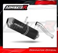 exhaust muffler DOMINATOR OVR BLACK fits the motorcycle Honda XRV 750 AFRICA TWIN RD07 1993   1995 3