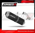 escape silenciador DOMINATOR OVR negro compatible con la motocicleta Honda NC 700 / 750 X 2012  2020