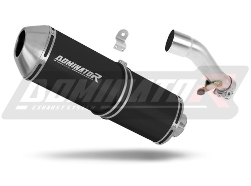 escape silenciador DOMINATOR OVR negro compatible con la motocicleta Honda NC 700 / 750 S 2012  2020
