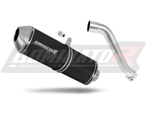 exhaust muffler DOMINATOR OVR BLACK fits to Honda XL 650 V TRANSALP 2001  2007