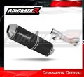 escape silenciador DOMINATOR OVR negro compatible con la motocicleta Honda NTV 650 REVERE 1988  1997 3
