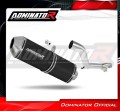 exhaust muffler DOMINATOR OVR BLACK fits the motorcycle Honda NT 650 V DEAUVILLE RC47 1998   2005 2