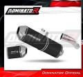 escape silenciador DOMINATOR homologado OVR negro compatible con la motocicleta Honda CBR 600F PC41 2011  2015 2