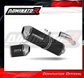 escape silenciador DOMINATOR homologado OVR negro compatible con la motocicleta Honda CB 600F HORNET PC41 2007  2013 3