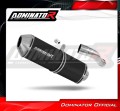 escape silenciador DOMINATOR OVR negro compatible con la motocicleta Honda CB 600F HORNET PC41 2007  2013 2