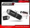 escape silenciador DOMINATOR homologado OVR negro compatible con la motocicleta Honda CB 600F HORNET 2003  2006 2
