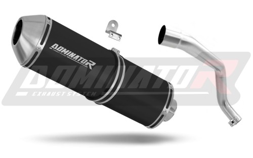 escape silenciador DOMINATOR OVR negro compatible con la motocicleta Honda CB 600F HORNET 1998  2002