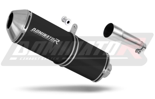 exhaust muffler DOMINATOR OVR BLACK fits to Derbi Terra Adventure 125 2008  2015