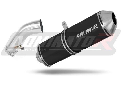 escape silenciador DOMINATOR OVR negro compatible con la motocicleta BMW R1200R 2006  2009 3